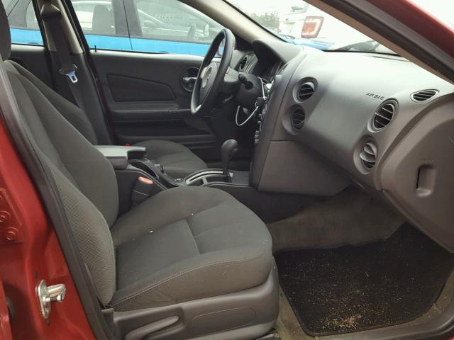 2G2WP522141208842 - 2004 PONTIAC GRAND PRIX BURGUNDY photo 5