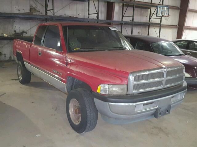 3B7HF12Z2WM232818 - 1998 DODGE RAM 1500 RED photo 1