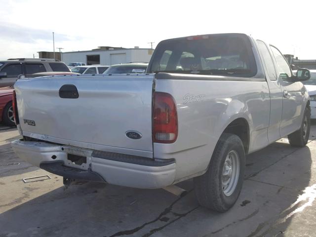 1FTRX17272NA59696 - 2002 FORD F150 SILVER photo 4