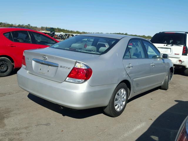 4T1BE32K15U416726 - 2005 TOYOTA CAMRY LE SILVER photo 4