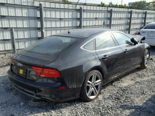 WAU2GAFC0DN142320 - 2013 AUDI A7 PRESTIG BLACK photo 4