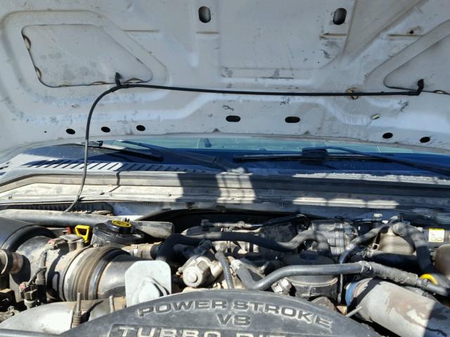 1FTSW21R48EE16373 - 2008 FORD F250 SUPER WHITE photo 7