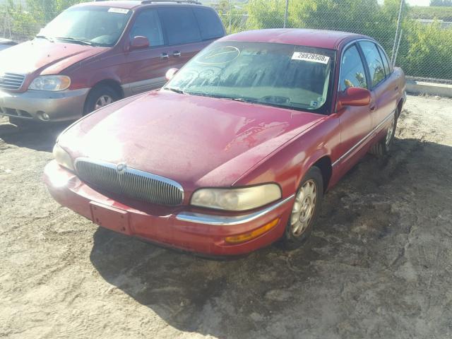 1G4CU5216V4641329 - 1997 BUICK PARK AVENU RED photo 2