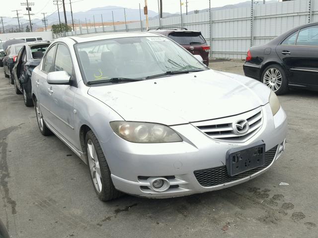 JM1BK323241114643 - 2004 MAZDA 3 S SILVER photo 1