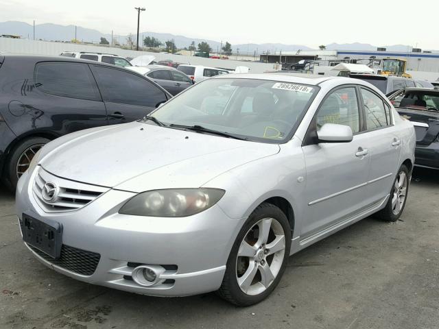 JM1BK323241114643 - 2004 MAZDA 3 S SILVER photo 2