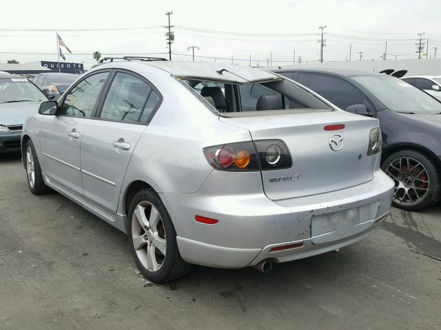 JM1BK323241114643 - 2004 MAZDA 3 S SILVER photo 3