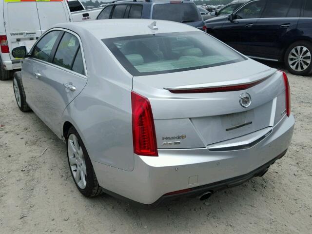 1G6AC5SX1D0145897 - 2013 CADILLAC ATS PERFOR SILVER photo 3