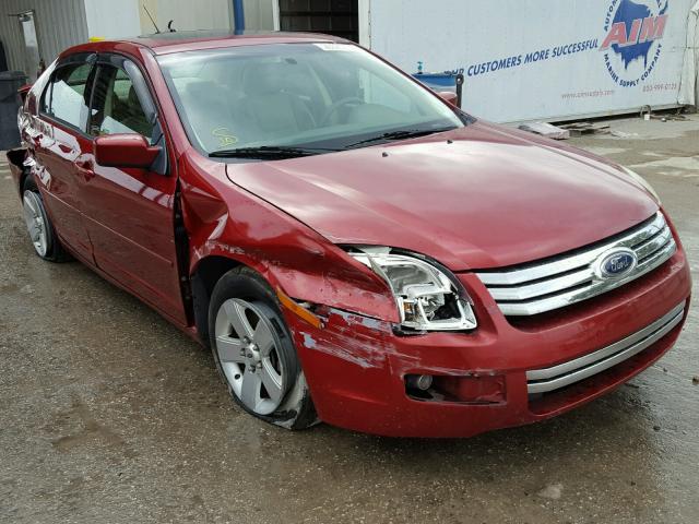 3FAHP07Z98R102112 - 2008 FORD FUSION SE RED photo 1