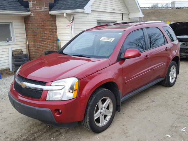 2CNDL73F966005260 - 2006 CHEVROLET EQUINOX LT RED photo 2