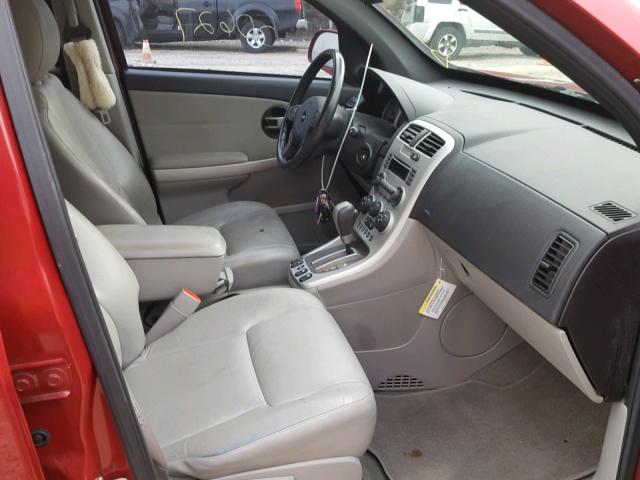 2CNDL73F966005260 - 2006 CHEVROLET EQUINOX LT RED photo 5