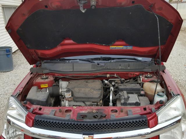 2CNDL73F966005260 - 2006 CHEVROLET EQUINOX LT RED photo 7