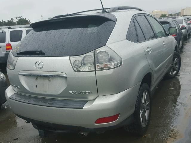 JTJHW31U760002080 - 2006 LEXUS RX 400 SILVER photo 4