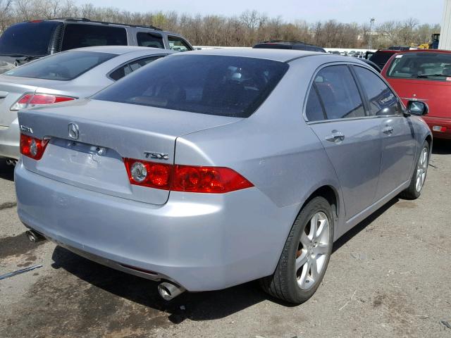 JH4CL96834C027251 - 2004 ACURA TSX SILVER photo 4