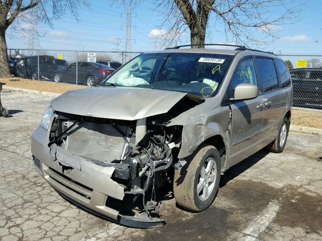 2D8HN54199R653547 - 2009 DODGE GRAND CARA BEIGE photo 2