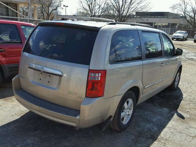 2D8HN54199R653547 - 2009 DODGE GRAND CARA BEIGE photo 4