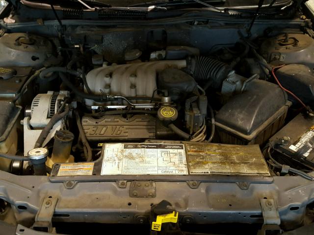 1FALP52UXRA207322 - 1994 FORD TAURUS GL GRAY photo 7