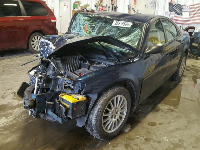 1C3EL46X46N274049 - 2006 CHRYSLER SEBRING BLUE photo 2