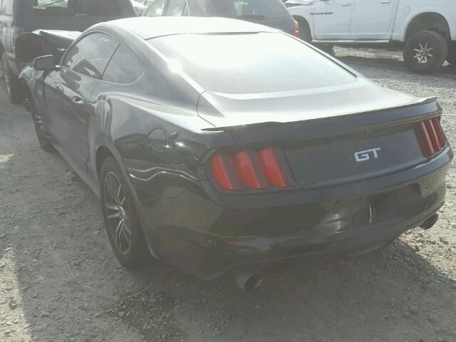 1FA6P8CF4F5318175 - 2015 FORD MUSTANG GT BLACK photo 3