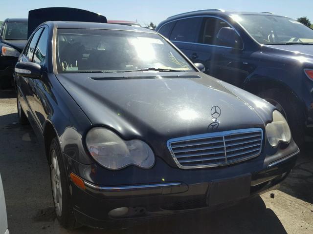 WDBRF64J02F190988 - 2002 MERCEDES-BENZ C 320 BLACK photo 1