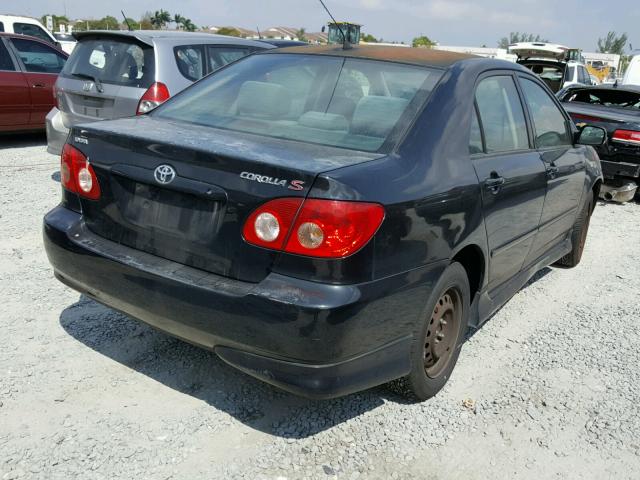 1NXBR30E58Z019851 - 2008 TOYOTA COROLLA CE BLACK photo 4