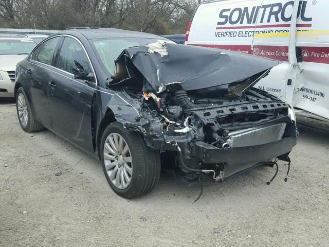 2G4GR5EK7C9142363 - 2012 BUICK REGAL BLACK photo 1