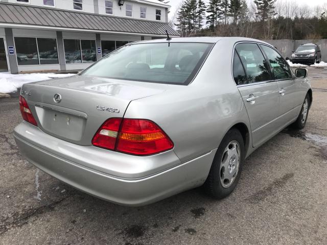 JTHBN30F410031316 - 2001 LEXUS LS 430 SILVER photo 4