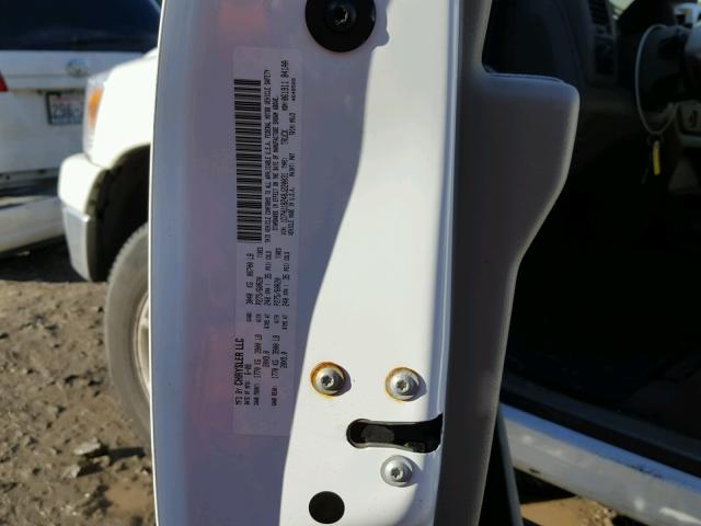 1D7HU18248J220031 - 2008 DODGE RAM 1500 S WHITE photo 10