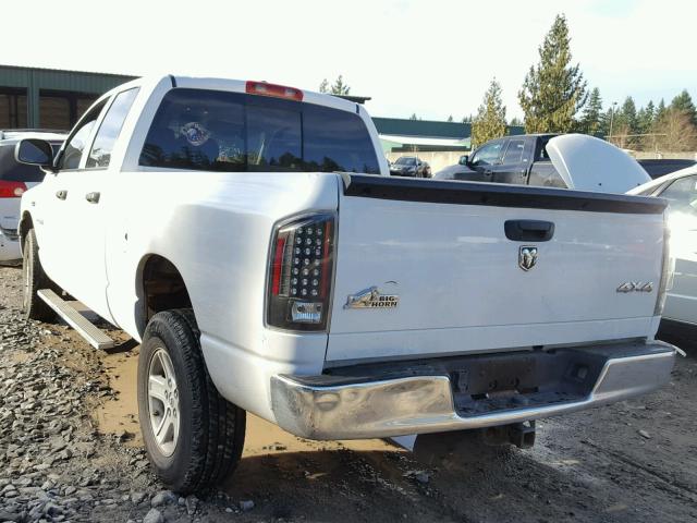 1D7HU18248J220031 - 2008 DODGE RAM 1500 S WHITE photo 3