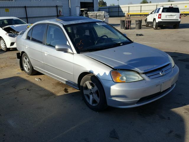 2HGES26731H549092 - 2001 HONDA CIVIC EX SILVER photo 1