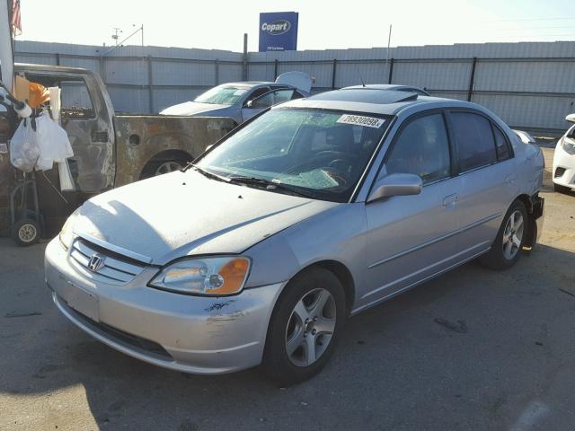 2HGES26731H549092 - 2001 HONDA CIVIC EX Gümüş foto 2