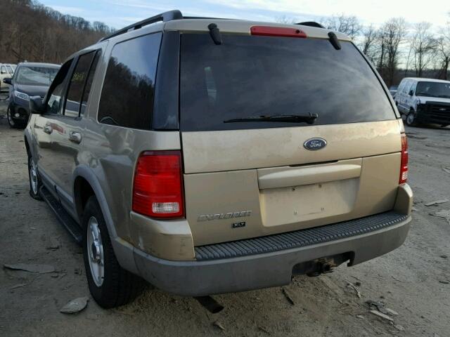 1FMZU73E72ZC27479 - 2002 FORD EXPLORER X TAN photo 3