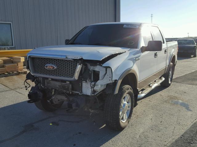 1FTPW14574KD52737 - 2004 FORD F150 SUPER WHITE photo 2