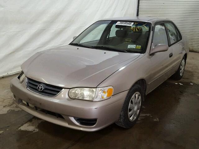 2T1BR12E52C572302 - 2002 TOYOTA COROLLA CE GRAY photo 2