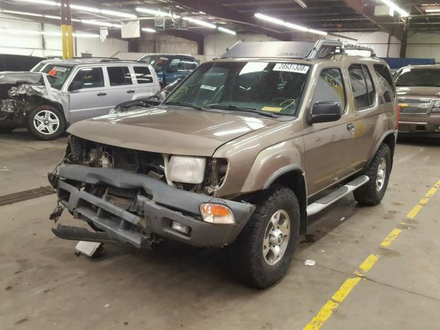 5N1ED28Y11C511938 - 2001 NISSAN XTERRA XE BROWN photo 2