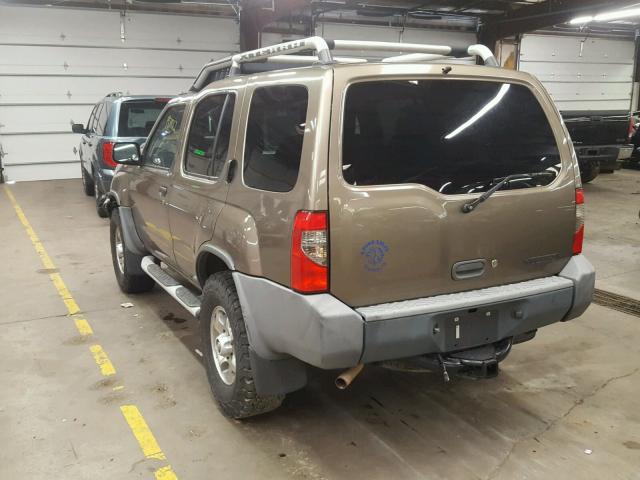 5N1ED28Y11C511938 - 2001 NISSAN XTERRA XE BROWN photo 3