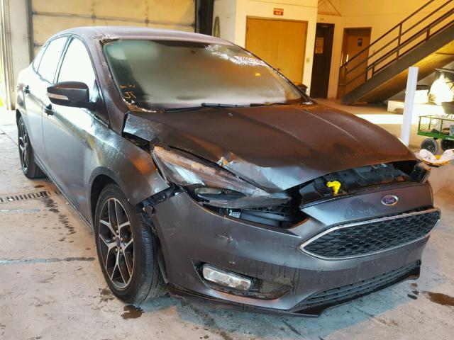 1FADP3H22HL219434 - 2017 FORD FOCUS SEL GRAY photo 1