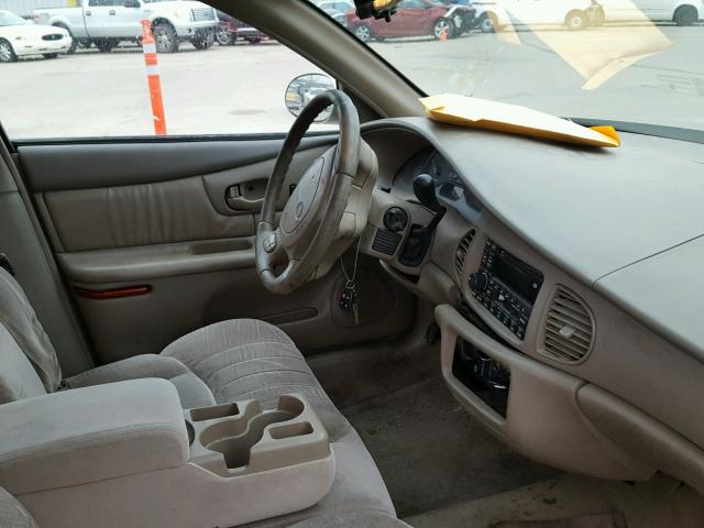 2G4WS52J011337079 - 2001 BUICK CENTURY CU TAN photo 9