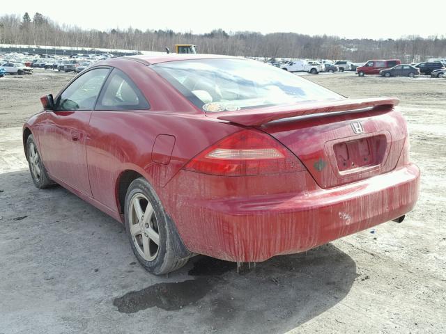 1HGCM72795A005995 - 2005 HONDA ACCORD EX RED photo 3