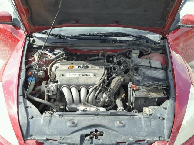 1HGCM72795A005995 - 2005 HONDA ACCORD EX RED photo 7