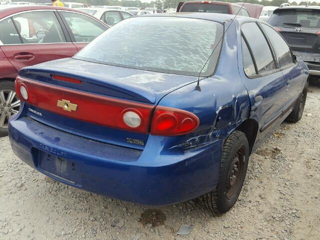 1G1JC52F947364997 - 2004 CHEVROLET CAVALIER BLUE photo 4