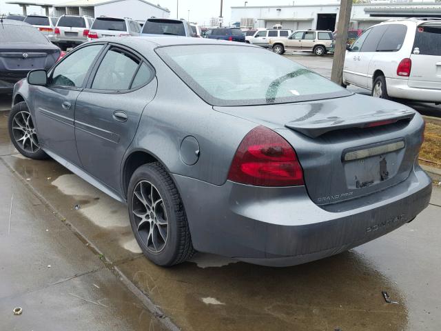 2G2WP522451204172 - 2005 PONTIAC GRAND PRIX GRAY photo 3