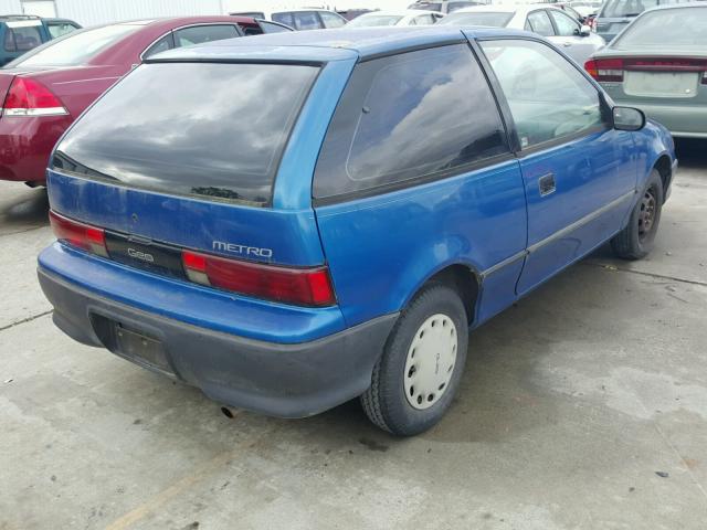 2C1MR2468R6735733 - 1994 GEO METRO BLUE photo 4