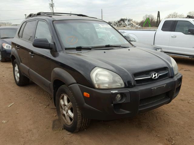 KM8JN72D05U213038 - 2005 HYUNDAI TUCSON GLS BLACK photo 1