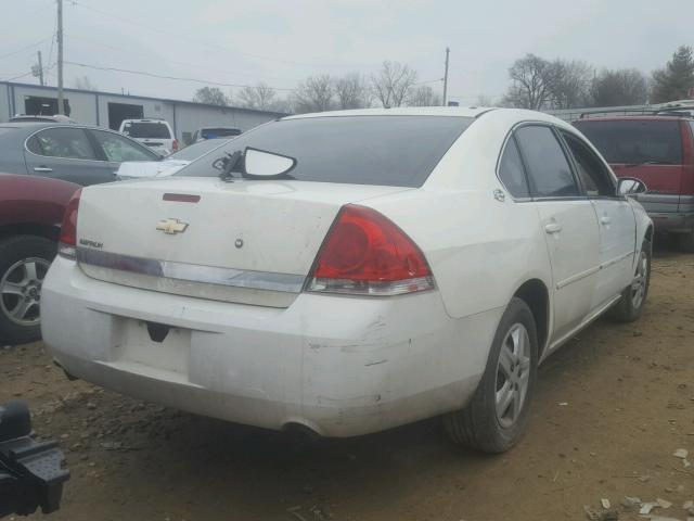 2G1WS55R179418021 - 2007 CHEVROLET IMPALA POL WHITE photo 4