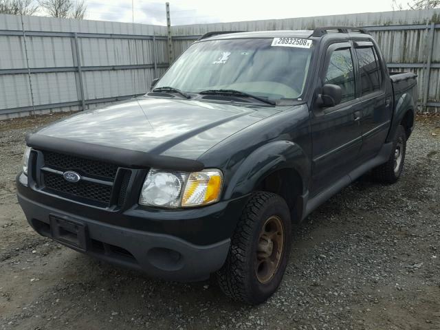 1FMZU77K04UA66022 - 2004 FORD EXPLORER S GREEN photo 2