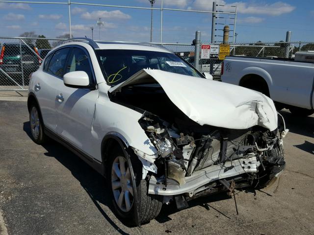 JNKAJ09F38M350539 - 2008 INFINITI EX35 BASE WHITE photo 1