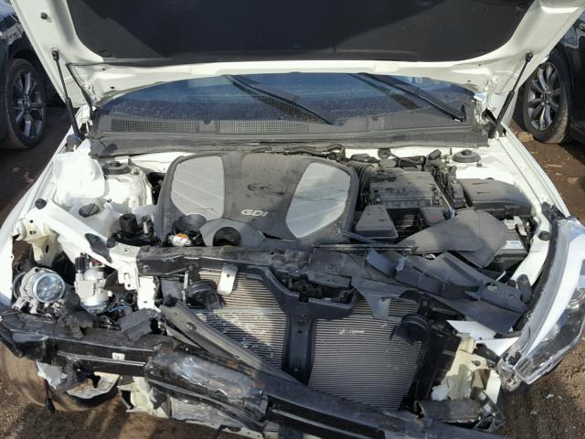 KNALN4D74F5179519 - 2015 KIA CADENZA PR WHITE photo 7