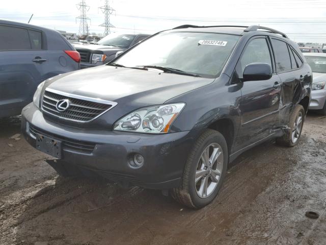 JTJHW31UX72035385 - 2007 LEXUS RX 400H GRAY photo 2