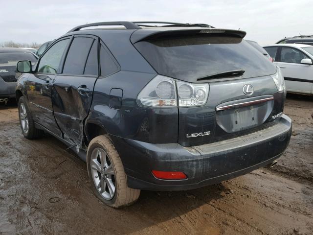 JTJHW31UX72035385 - 2007 LEXUS RX 400H GRAY photo 3