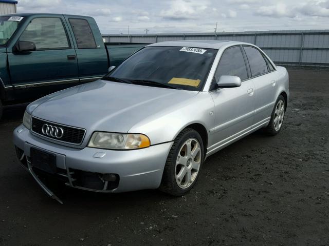 WAURD68D41A107471 - 2001 AUDI S4 2.7 QUA SILVER photo 2